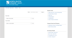 Desktop Screenshot of libguides.northseattle.edu